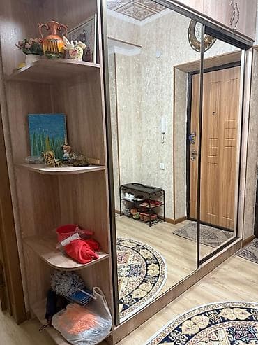 osh flat: 2 комнаты, Джал мкр (в т.ч. Верхний, Нижний, Средний) Собственник, Семейным, от 6 месяцев, С мебелью полностью — 2