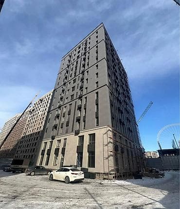 кафе токмок: 2 комнаты, 90 м², Элитка, 7 этаж, Готовая ПСО (под самоотделку) — 1