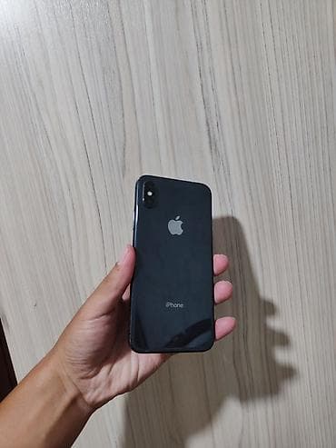 IPhone X, Колдонулган, 256 ГБ, Blue Titanium, Коргоочу айнек, Каптама, 100 % — 1