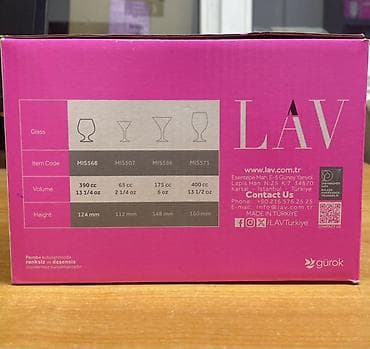 бокал: Набор бокалов LAV “Misket” MIS568 - Назначение: универсальные бокалы — 4