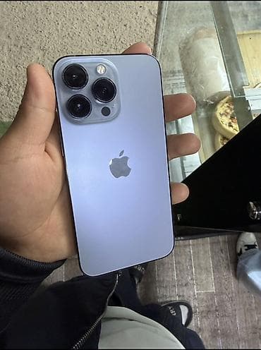 16 про 256: IPhone 13 Pro, Б/у, 128 ГБ, Deep Purple, Чехол, 73 % — 2