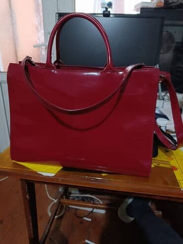 сумка клатч б у: Продаю стильную женскую лаковую сумку кожзам, практически новая — 1