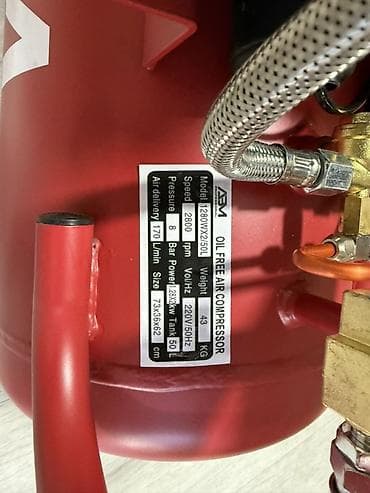 e55 compressor: Компрессор Для покраски, Электрический, Поршневой, Новый — 5