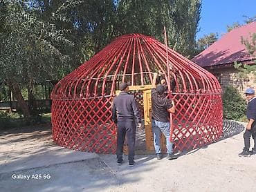 Продажа юрты, Каркас Деревянный, 80 баш, Диаметр: 5.5 метров at lalafo.kg Продажа юрты, Каркас Деревянный, 80 баш, Диаметр: 5.5 метров