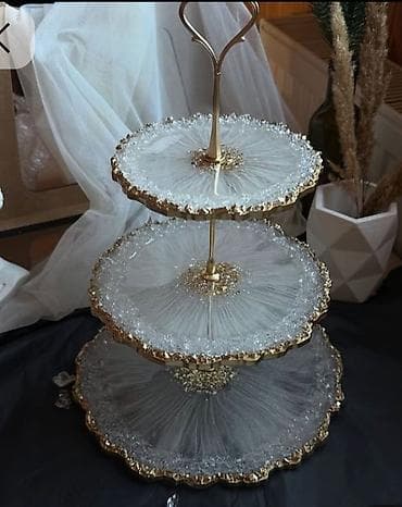 металлические столы для кухни: Набор дизайнерских кухонных аксессуаров из эпоксидной смолы и — 3