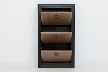 офисные мебели: Тумба для обуви 3Д, коллекции Коен МДФ, Штрокс Темный, БРВ Брест — 3