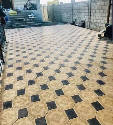 брусчатка бишкек дом брусчатки'' тротуарная плитка бордюры бишкек: Брусчатки все виды . Брусчатка качественная для дома! Мы предлагаем — 3