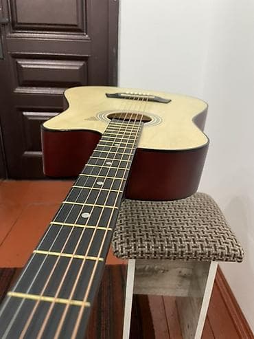 cd disk: Акустическая гитара дредноут с вырезом (cutaway) - Корпус формата — 5