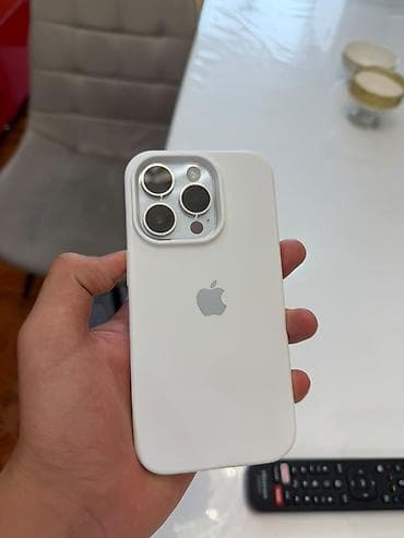 aphone 14: IPhone 14 Pro, Б/у, 128 ГБ, Matte Silver, Чехол, Кабель, 81 % — 1