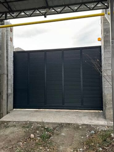 раздвижная ворота: Алюминиевые, Автоматические, Длина: 7 м, Alutech, Консольная конструкция, Для гаража, Для частного дома, Для паркинга, Бесшумные ворота, В рассрочку, Новый, Бесплатная установка — 6