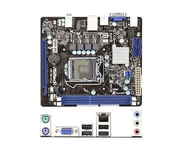 pc case: Материнская плата для ПК, Б/у, ASRock, LGA1155, Micro-ATX — 2