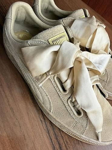 puma 36: Кеды Puma Suede Heart из натуральной замши Размер EU 39,5 / UK 6 / US — 6