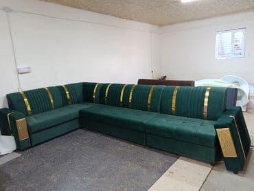 б у стол со стульями для кухни: Угловой диван, С ящиками — 4