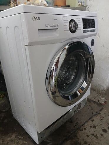 электрические сушилки: Стиральная машина LG, Б/у, Автомат, До 7 кг, Полноразмерная — 3