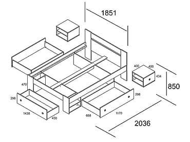 Эмерек: Двухспальная Кровать 1800х2000
 цена 35000 с
НА ЗАКАЗ — 2