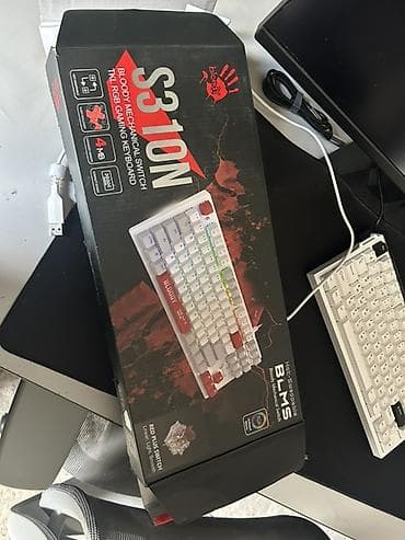 клавиатуры bloody: Клавиатура, Bloody, Механическая, Проводное подключение, Размер: 80% — 2