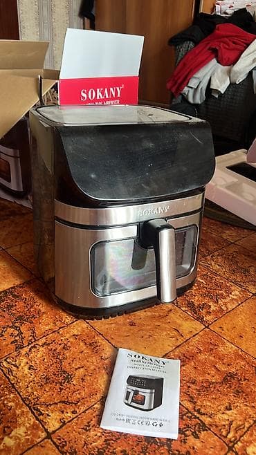 духовка продается: Аэрогриль SOKANY Healthy Air Fryer SK-10104 - Объем: 12 л - Мощность — 6