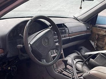 Mercedes-Benz S‑Class W140, седан, черный цвет. Мотор 3.2 Дизель — 5