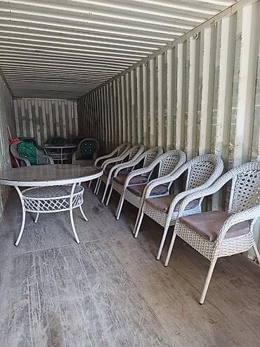 накидки на кресла: Комплект садовой мебели, Стол, Ротанг — 4