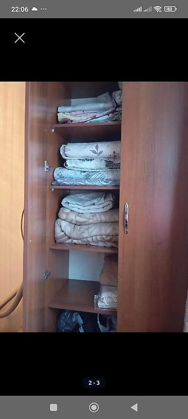 Шкафы: Шифоньер, шкаф для одежды, Прямой, ЛДСП — 3