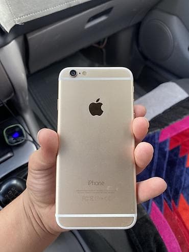 айфон 6 ош: IPhone 6, Б/у, 16 ГБ, Золотой, 100 % — 1