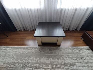 раздвижные журнальные столики: Стол трансформер Для зала, Другая конструкция, цвет - Коричневый — 1