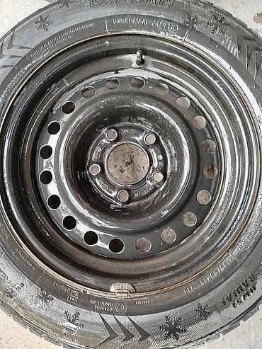 Транспорт: Колеса в сборе 195 / 65 / R 15, Зима, Комплект, Легковые, Железные, отверстий - 5 — 5