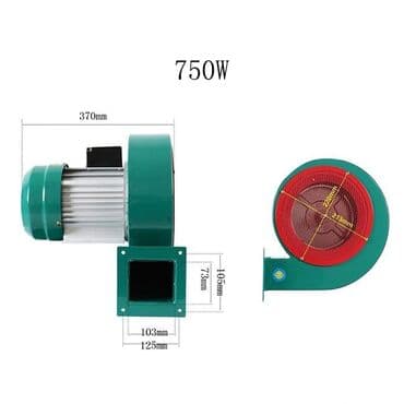 для вытяжки: Вентилятор Напольный, Улитка — 8