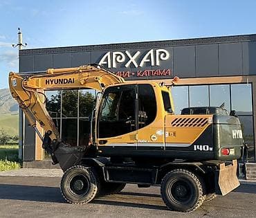 Экскаватор, Hyundai, Колесный
