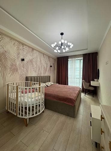 imak: 2 комнаты, 66 м², Тунгуч мкр Элитка, 7 этаж, Евроремонт — 10