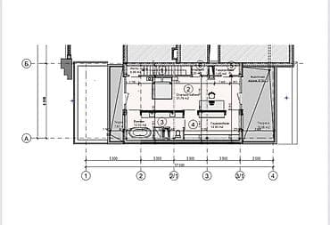 3: 3 комнаты, 173 м², бульвар Эркиндик Элитка, 13 этаж, ПСО (под самоотделку) — 3