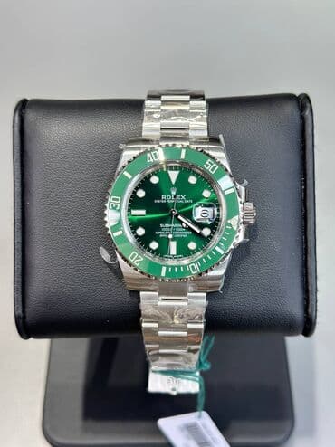 часы новые почти: Rolex Submariner. Швейцарский механизм Swiss ETA Cal.3135. Часы — 1