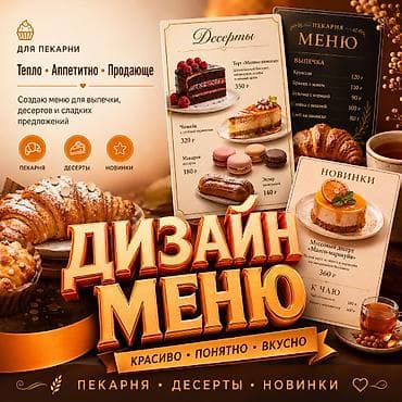 кондитерский печь: Графический дизайнер — 1
