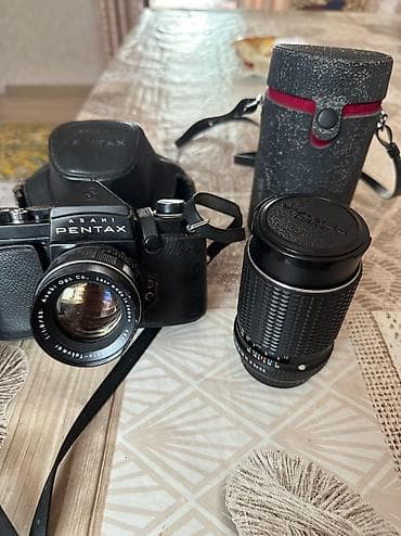 Фотоаппараты: Фотоаппарат Pentax Asahi S3 С чехлом и объективом. Раритет. Не — 1