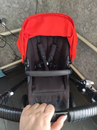 коляска детская цена бишкек: Коляска, цвет - Черный, Б/у — 12