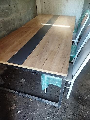 кухонные столешницы: Кухонный стол, Прямоугольный, Нераскладной — 5