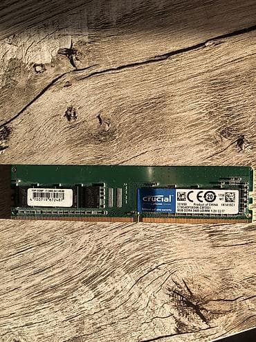2 gb: Оперативная память (RAM) для ПК, Б/у, Crucial, 8 ГБ, DDR4, 2400 МГц — 1