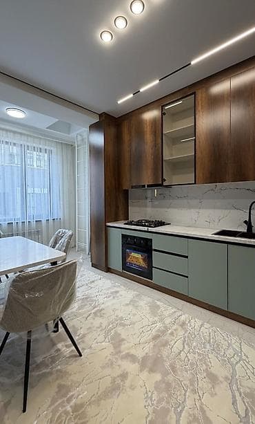 osh flat: 2 комнаты, 77 м², Асанбай мкр 10 этаж — 10