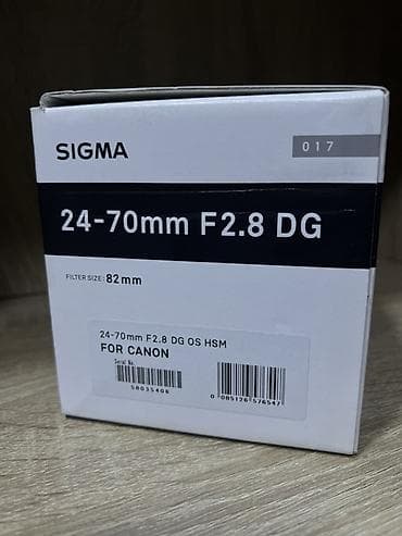 бленде: Sigma 24–70mm f/2.8 EX DG HSM для Canon EF Продаю объектив Sigma — 7