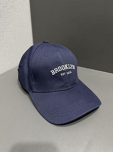 кепка бруклин: Бейсболка Brooklyn кепка - Цвет: темно‑синий (navy) - Надпись — 1