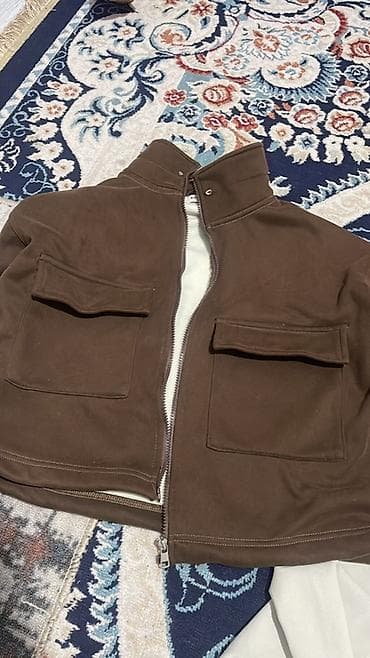 pull bear: Набор женской одежды (4 предмета): 1) Вязаное платье-лапша, бежевое - — 7