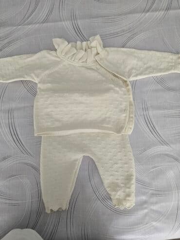 шуба желет: Комплект, түсү - Ак, Колдонулган — 1