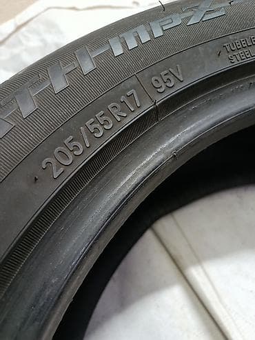 Шины 205 / 55 / R 17, Лето, Б/у, Легковые, Япония, Toyo at lalafo.kg Шины 205 / 55 / R 17, Лето, Б/у, Легковые, Япония, Toyo