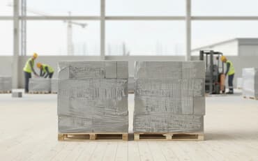 Газобетонные блоки на поддонах - Тип: неавтоклавный газобетон