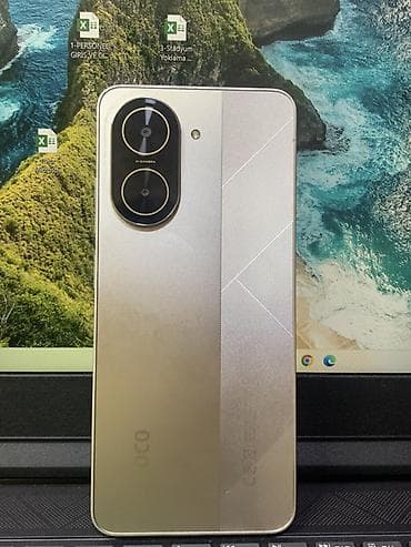 asus rog phon: Poco C71, Б/у, 128 ГБ, цвет - Золотой, 2 SIM — 1