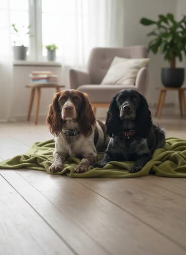 охотничий собака: Спаниель, 1 месяц, Самец — 1