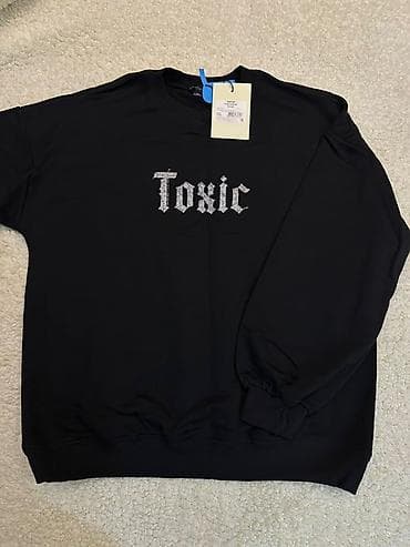 Толстовки, худи: Свитшот, С надписью, Новый, XL, S, XS — 1