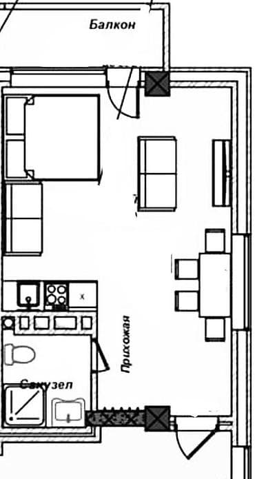 крейсер жк: 1 комната, 37 м², Элитка, 4 этаж, Готовая ПСО (под самоотделку) — 2