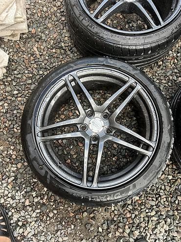 яктар: Колеса в сборе 225 / 40 / R 18, Лето, Б/у, Комплект, Легковые, Литые, отверстий - 5 — 2