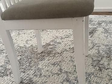 chair table: Стулья 5 шт по 1000 - Материал каркаса: дерево/МДФ, окраска белая - — 6